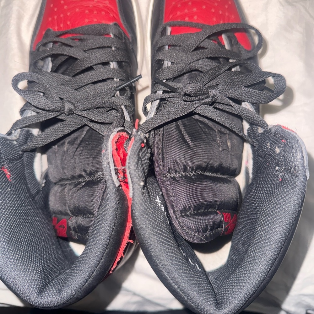 Nike Red and Black Sneakers